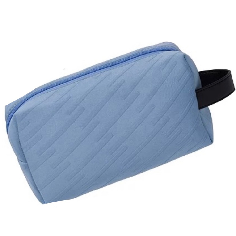ULTA Blue Dopp Bag 3”x9”x5” Black Handle NWOT